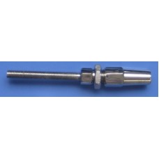 Swageless Stud Terminal for 4mm wire, 316 Grade Stainless Steel